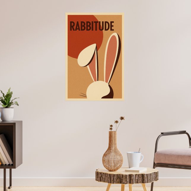 Rabbitude Poster (Wohnzimmer 3)