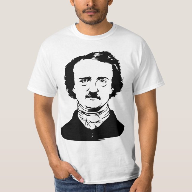 Rabe Edgar Allen Poe T-Shirt (Vorderseite)
