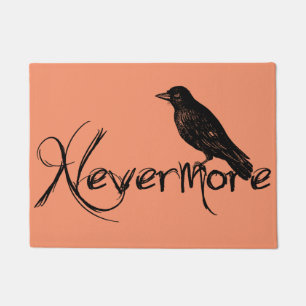 Rabe nie wieder Halloween Edgar Allen Poe Fußmatte