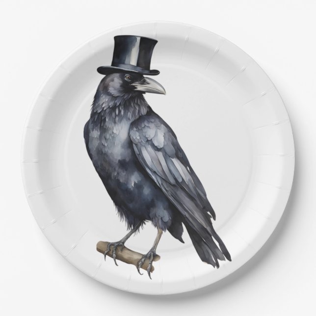 Rabe Pappteller (Vorderseite)