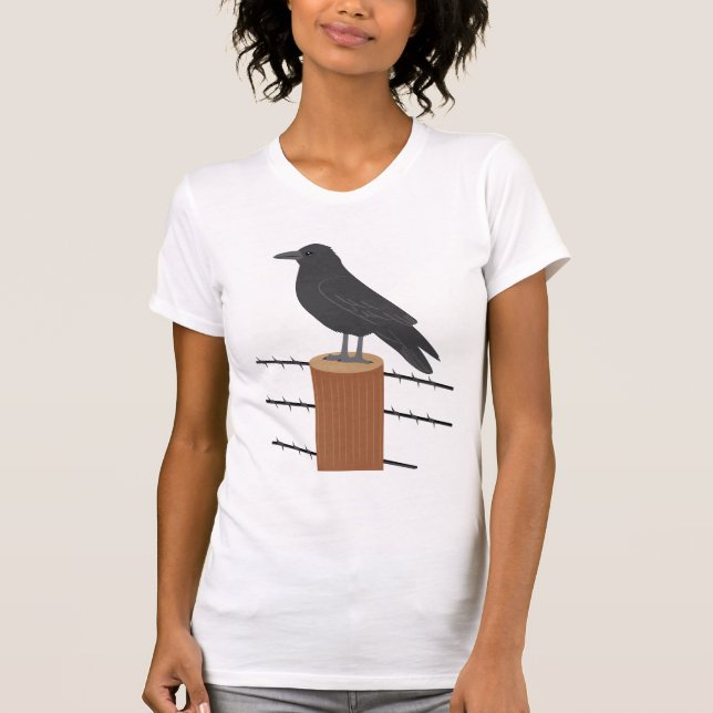 Rabe T-Shirt (Vorderseite)