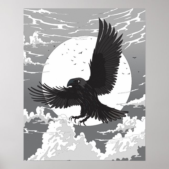 Rabe Und Der Mond Poster (Vorne)