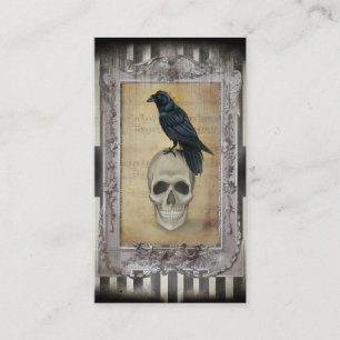 Rabe und Totenkopf Visitenkarte