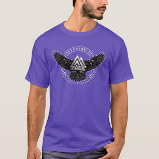 Rabe Valknut Wikinger T-Shirt