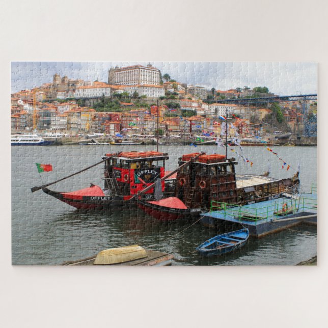 Rabelo-Boote, Porto, Portugal Puzzle (Horizontal)