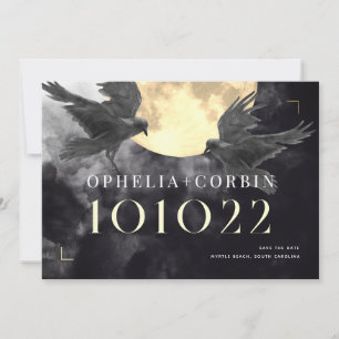 Raben & Goldmond Gothic-Hochzeit Save The Date