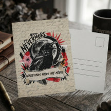 Raben-Gothic-Punk-Collage-Kunst