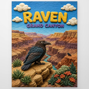 Raben Grand Canyon Modern KlayKoo Postkarte