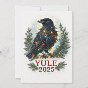 Raben Jul 2025 Feiertagskarte
