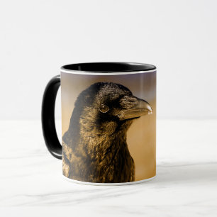 Raben-Krähen-gotische Fantasie-Schwarz-Vogel-Natu Tasse