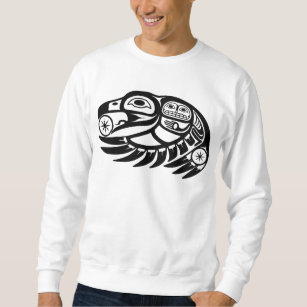 Raben-Ureinwohner-Entwurf Sweatshirt