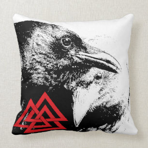 Raben Valknut Kissen