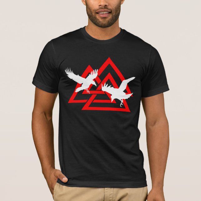 Raben Valknut Shirt (Vorderseite)
