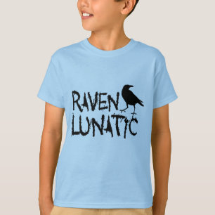 Raben-verrückte schwarze Krähe T-Shirt