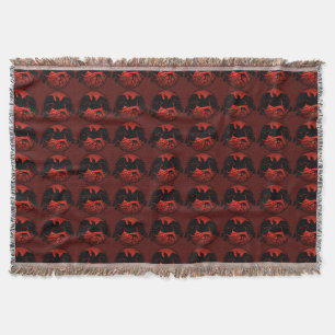 Raben Vogel Decke Spirit Animals Wurfdecken