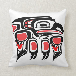 Raben-Wurfskissen Kissen