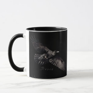 Rabenkrähen-Wildtier-Vogelliebhaber Tasse