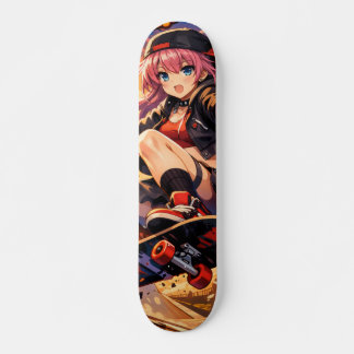 Rabenmädchen skateboard