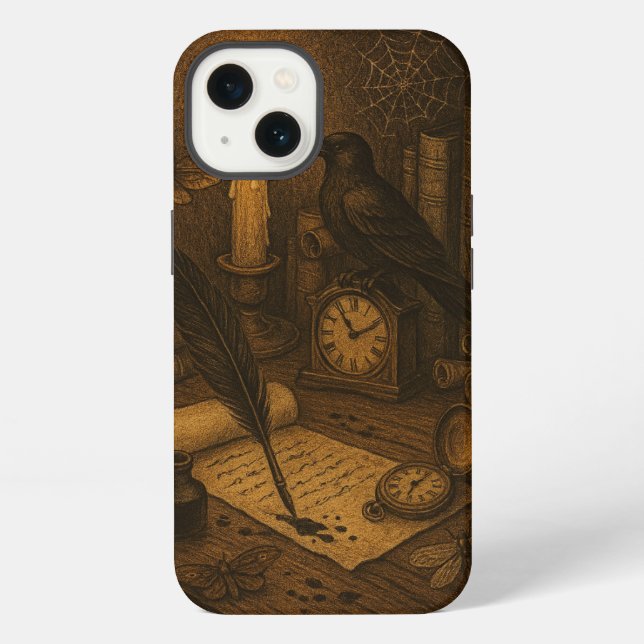 Rabenpult iPhone Hülle (Rückseite)