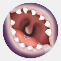 Rabid Drooling Zombie Mouth