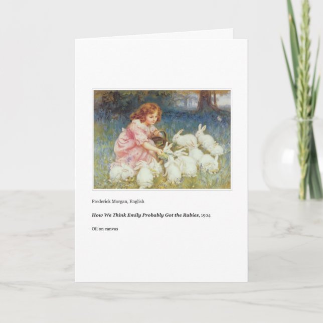 RABIES MOTHER'S DAY CARD KARTE (Vorderseite)