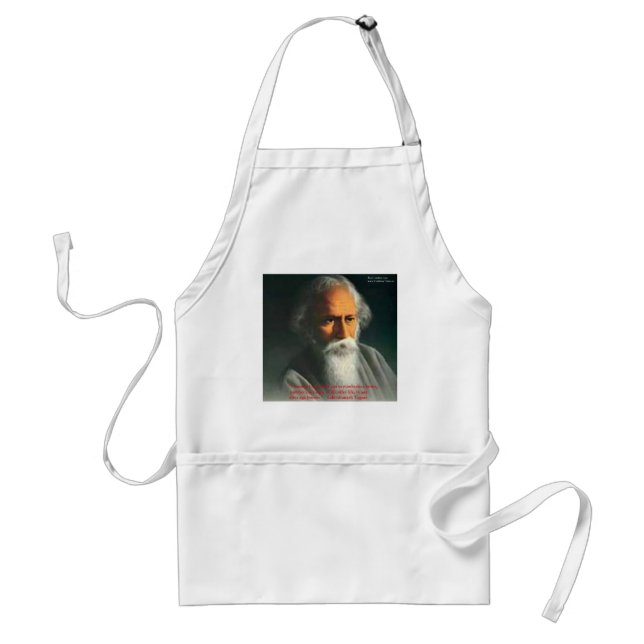 Rabindranath Tagore Liebe Zitat Geschenke & Karten Schürze (Vorne)