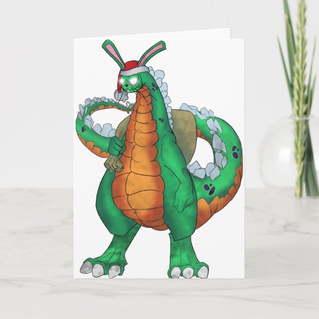 Rabzilla Feiertag Feiertagskarte (Vorderseite)