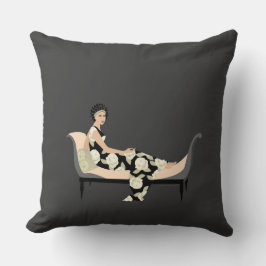 Racamier auf Holzkohle Kissen