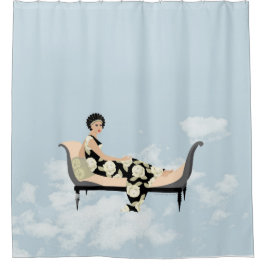 Racamier in den Wolken Duschvorhang