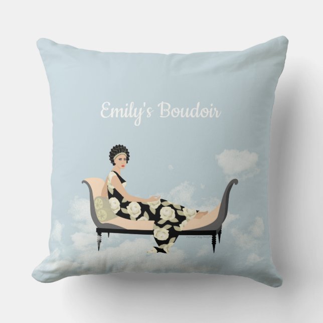 Racamier in den Wolken Kissen (Vorderseite)