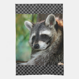 Raccoon 001 geschirrtuch
