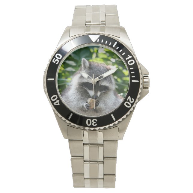 Raccoon 004 armbanduhr (Vorderseite)