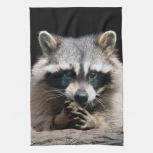 Raccoon 004 geschirrtuch