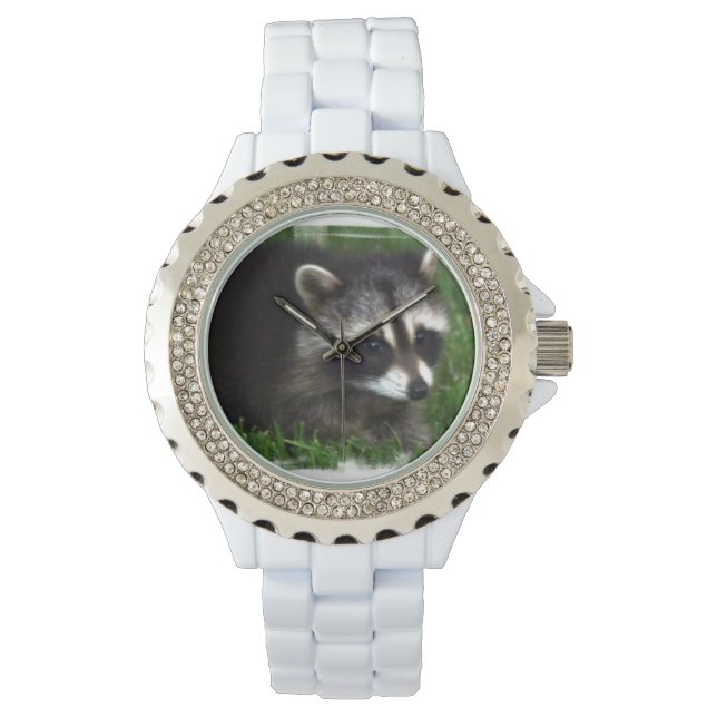Raccoon Armbanduhr (Vorderseite)