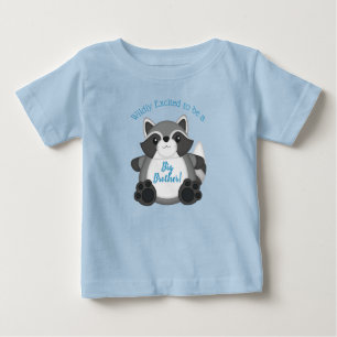 Raccoon Baby Dusche Blue T-shirt