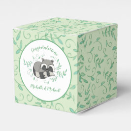 Raccoon Baby Dusche Geschenkschachtel