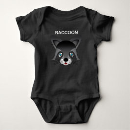 Raccoon - Baby Jersey Bodysuit Strampler