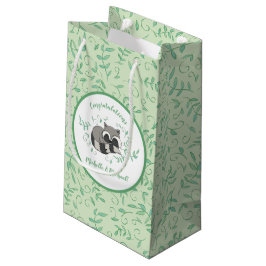 Raccoon Baby Shower Woodland Tiere Kleine Geschenktüte