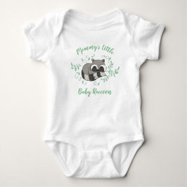 Raccoon Baby Shower Woodland Tiere Strampler