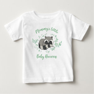 Raccoon Baby Shower Woodland Tiere T-shirt