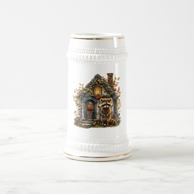 Raccoon  bierglas (Mittel)