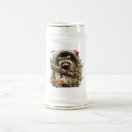 Raccoon  bierglas
