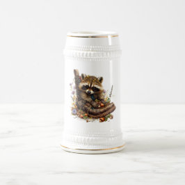 Raccoon  bierglas