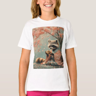 Raccoon Buddha: Friedlicher Tee unter Kirschbaum