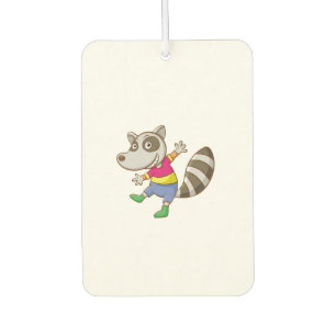 Raccoon-Cartoon Autolufterfrischer