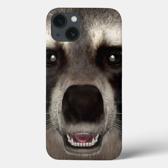 Raccoon Case-Mate iPhone Hülle (Rückseite)