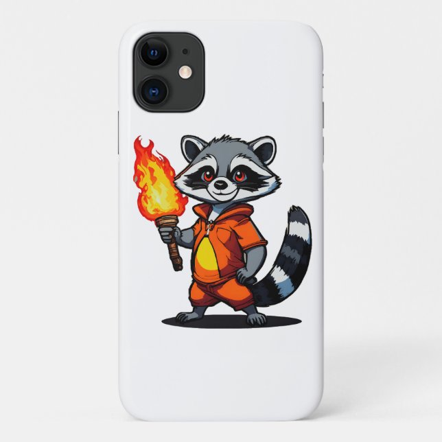 Raccoon Case-Mate iPhone Hülle (Rückseite)