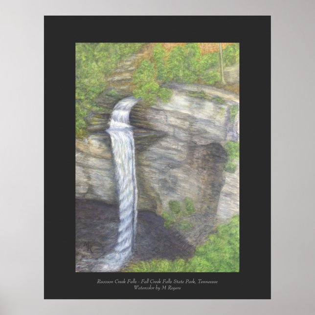 Raccoon Creek Falls Poster (Vorne)