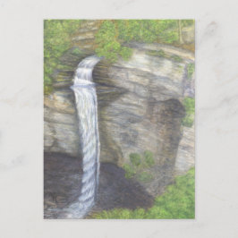 Raccoon Creek Falls Waterfall Postkarte