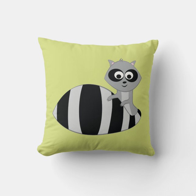 Raccoon - Critter Kissen (Vorderseite)